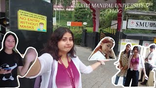 Campus tour sikkim manipal university  hemasvlog sikkimmanipaluniversityoff6692 [upl. by Ifill]