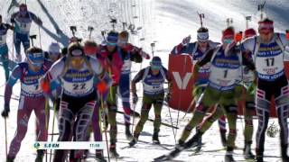 Herren Massenstart Biathlon WM Hochfilzen 2017HD [upl. by Laerdna]