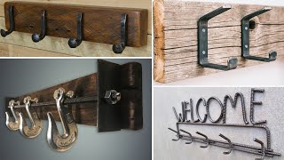 Steel and Plywood Coat Rack  Functional Wall Art [upl. by Idnir]