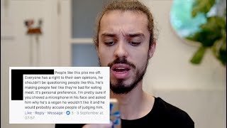 Reading Vegan Hate Comments 3 [upl. by Rhtaeh]