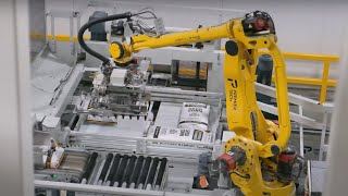 Combine Two Efficient Palletizing Technologies with the Hybrid Robotic Palletizer APR1150 [upl. by Crissie]