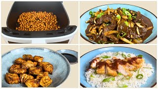 3 Quick And Easy Asian AIR FRYER Recipes PLUS Bonus Snack [upl. by Kina]