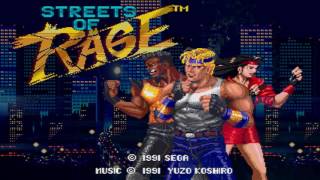 Streets of Rage  Sega Megadrive  Music  Retro Band Systems [upl. by Aihsekyw]