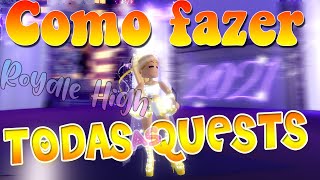 Como fazer TODAS as QUESTS do ROYALE HIGH  Gigilana [upl. by Thad]