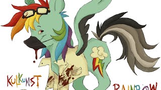 Rainbow Factory  MLP SpeedPaint [upl. by Wilonah]