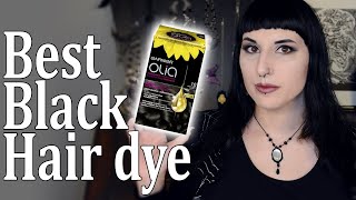 THE BEST BLACK HAIR DYE 2020  Garnier Olia 10 Reviewing my favorite hair coloring  Orphea [upl. by Eralcyram]