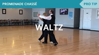 Waltz Promenade Chassé  Ballroom Dance Lesson [upl. by Asilam]