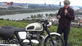 ZONKOs Corner Triumph Bonneville T100  Test Action Custom [upl. by Pietje]