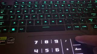 Asus Rog Strix G16 hidden number pad and adjusting RGB [upl. by Schuyler539]