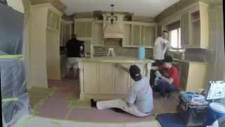 Kitchen Cabinet Refinishing Toronto  Paint Core [upl. by Swisher287]