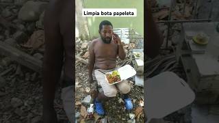 Limpia bota papeleta el más viral y su buen plato de comida humor alofoke shortvideos comida [upl. by Soutor410]