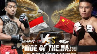 MANTAP JIWA 🔥🔥WINDRI PATILIMA indonesia VS REGEZHEN china LIGHTWEIGHT INTERNASIONAL FIGHT [upl. by Dinah]