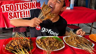 CHALLENGE MAKAN 150 TUSUK SATE PADANG [upl. by Ennazor]