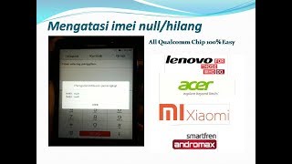 IMEI REPAIR ALL QUALCOMM CHIP WITHOUT BOX EASY 100DONE [upl. by Henning]