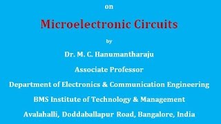 Lecture 1 Introduction to Microelectronic Circuits [upl. by Venus183]