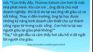 Dạy con làm giàu Tập 11 Trường dạy kinh doanh cho những người thích giúp đỡ người khác [upl. by Beall840]