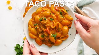 Taco Pasta One Pot [upl. by Jeu]