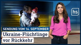 UkraineFlüchtlinge vor Rückkehr  hessenschau vom 16092022 [upl. by Yeca373]