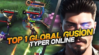 TOP 1 GLOBAL GUSION TYPER  BEST GUSION  ROAD TO 15 K MMR [upl. by Nazus]