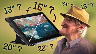 16 POUCES  La MEILLEURE TAILLE de tablette graphique à ÉCRAN  Test Huion Kamvas Pro 16 [upl. by Nohsed]