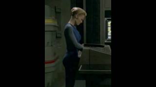 Actress Jeri Ryan looking good in pants [upl. by Foss]