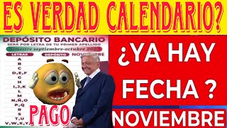 🙏YA HAY CALENDARIO PAGOS PENSIÓN ADULTO MAYOR 4800 Noviembre COBRA noticias pension amlo lic [upl. by Northrop657]