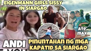 Eigenmann Sisters nasa SIARGAO dinadamayan si Andi para sumaya at makabonding sina Ellie Lilo Koa [upl. by Haraz]