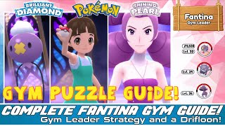 Hearthome City GYM PUZZLE GUIDE Pokemon Brilliant Diamond and Shining Pearl Guide How to WIN [upl. by Onailil]