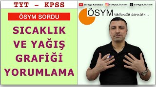 HARİKA SORU ✅ Sıcaklık ve Yağış Grafiği Yorumlama ✅ tyt ayt kpss ekpss 2024tyt 2024kpss [upl. by Seravart]