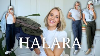 Halara Pants amp Leggings Haul amp Honest Reivew  Leggings trousers and more [upl. by Solrak]