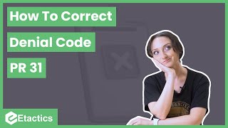 How To Correct Denial Code PR 31 [upl. by Kristien]