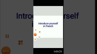 Présentezvousshorts frenchforbeginner youtubeshortseasyfrencheducationadvancefrench [upl. by Kcirrad]