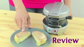 Hamilton Beach Breakfast Sandwich Maker Review [upl. by Yednil622]