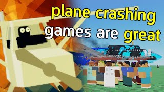 I Played The BEST and WORST quotPlane Crashing Gamesquot on Roblox [upl. by Hodosh]