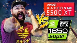 RX 5500XT vs GTX 1650 Super  Cuál DEBES comprar y cual NO DA el ANCHO FullHD 1080p  Droga Digital [upl. by Florella29]