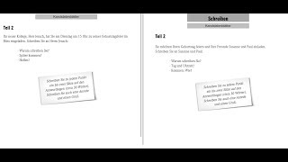 Goethe Zertifikat A1 Schreiben Start Deutsch 6Exam Analysis and TIPS [upl. by Peppie]