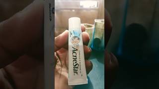 ☝️how to cure acne pimples acne scars dark spots II acnestar gel ke faydeyoutubeshortsytshorts [upl. by Berlauda354]