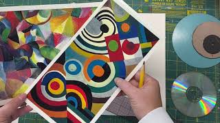 Orphism  DelaunayMontgomery inspired in Colored Pencil  Part 1 [upl. by Christoph]