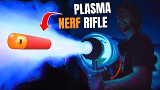 Making a Plasma Coil Nerf Gun  Propane Powered Blaster bad idea [upl. by Amlus]