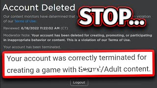 Roblox moderation needs to FIX THIS [upl. by Esiom696]