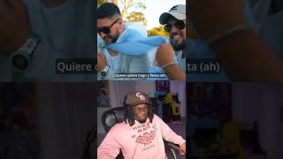 KAI CENAT REACTS TO “FIESTA” shorts youtubeshorts music [upl. by Winther111]