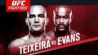 Luta do Glover Teixeira x Rashad Evans  16042016  UFC Fight Night EA Sports UFC [upl. by Yznil277]