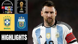 Brasilien vs Argentinien Wm Qualifikation Südamerika  6 Spieltag 22112023 Highlights [upl. by Phelps676]