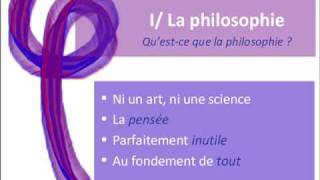 Cours de Philo  La Philosophie p1 [upl. by Miharba]