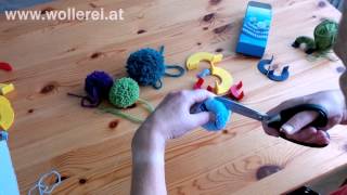 Bommel machen mit dem Pompon Set von Prym [upl. by Arim787]