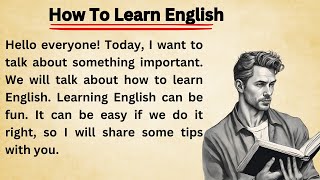 How To Learn English  Graded Reader  Improve Your English  Graded Reader Listen And Practice [upl. by Ethelda]