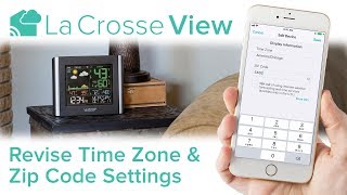 La Crosse View  Time Zone amp Zip Code Settings [upl. by Anaid]