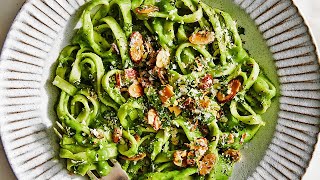 WholeWheat Tagliatelle with Creamy WhiteBean and Kale Sauce  Vegetarian Recipes  Everyday Food [upl. by Gnidleif]