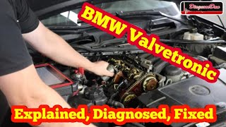 Bmw valvetronicExplainedDiagnosedFixed [upl. by Trebleda]