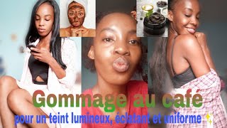 Gommage au café Visage et Corps contre les boutons points noirs  tâches illuminé le teint ✨ [upl. by Audrye752]